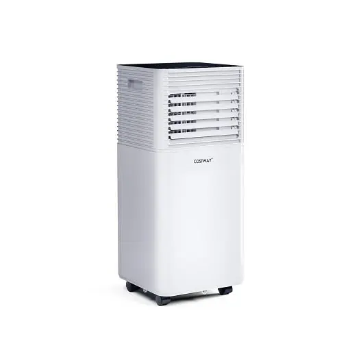 Costway 10000 BTU Air Cooler Fan and Dehumidifier Mode, Matte Black, FP10111US-BK