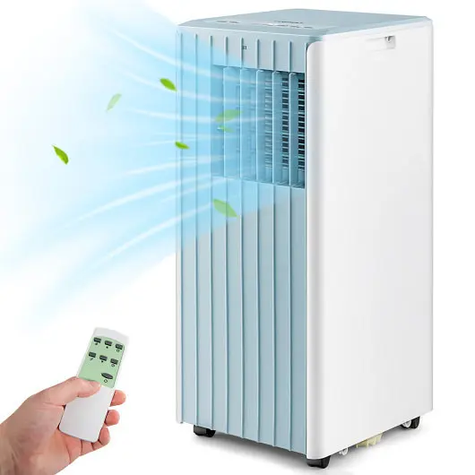 Costway 3--1 10000 BTU Air Conditioner Humidifier and Intelligent Sleep Mode, Royal Blue, FP10347US-NY