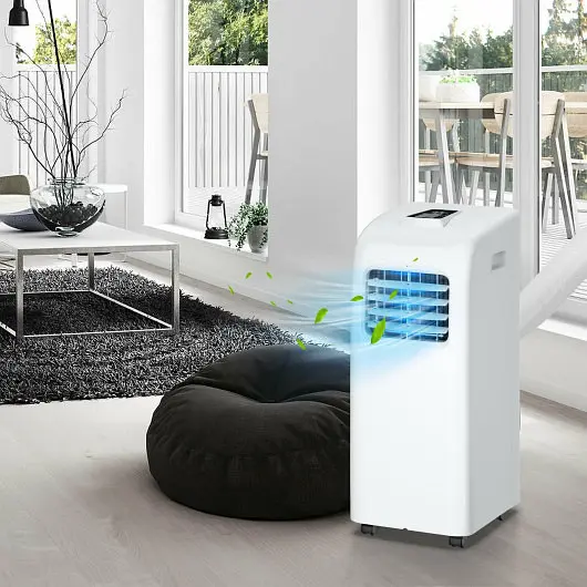 Costway Fade-Resistant 8000 BTU(Ashrae) Travel-friendly Air Conditioner Dehumidifier Function, EP24937