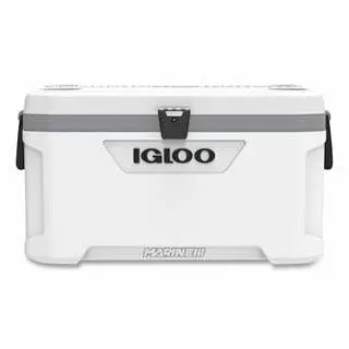Igloo Latitude Marine Ultra Series Cooler, 72 Qt, Gray/White, Single piece per pack, 50548