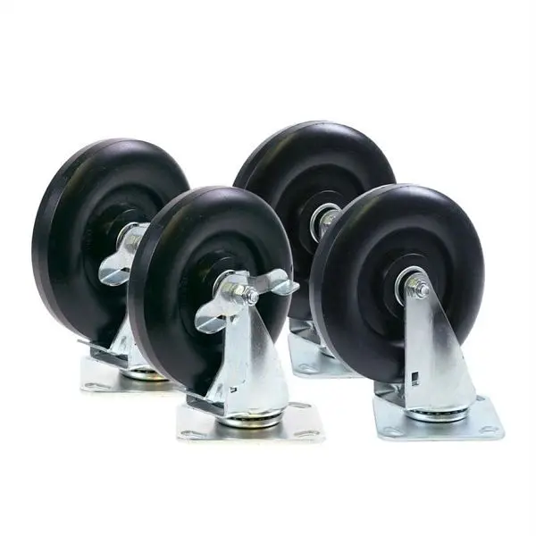 Portacool Replacement 8" Caster Kit - 2 Locking Casters, 2 Non-Locking Casters, CSTS0003K