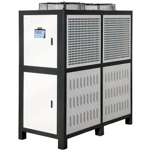 VEVOR Traditional Air Cooled Water Chiller Industrial 15Hp 150L Tank Plastic Industry, FLLSJ15DLSJ000001V4