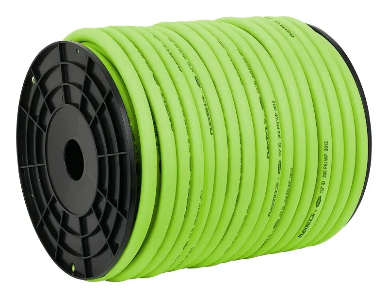 Flexzilla Pro Series HFZ12250YW Air Hose, 1/2 ID, 250 ft L, MNPT, 300 psi Pressure, Polymer, ZillaGreen
