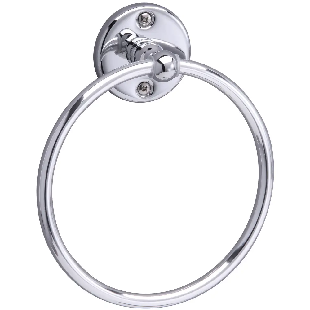 Columbia Towel Ring, Chromium Brushed Nickel