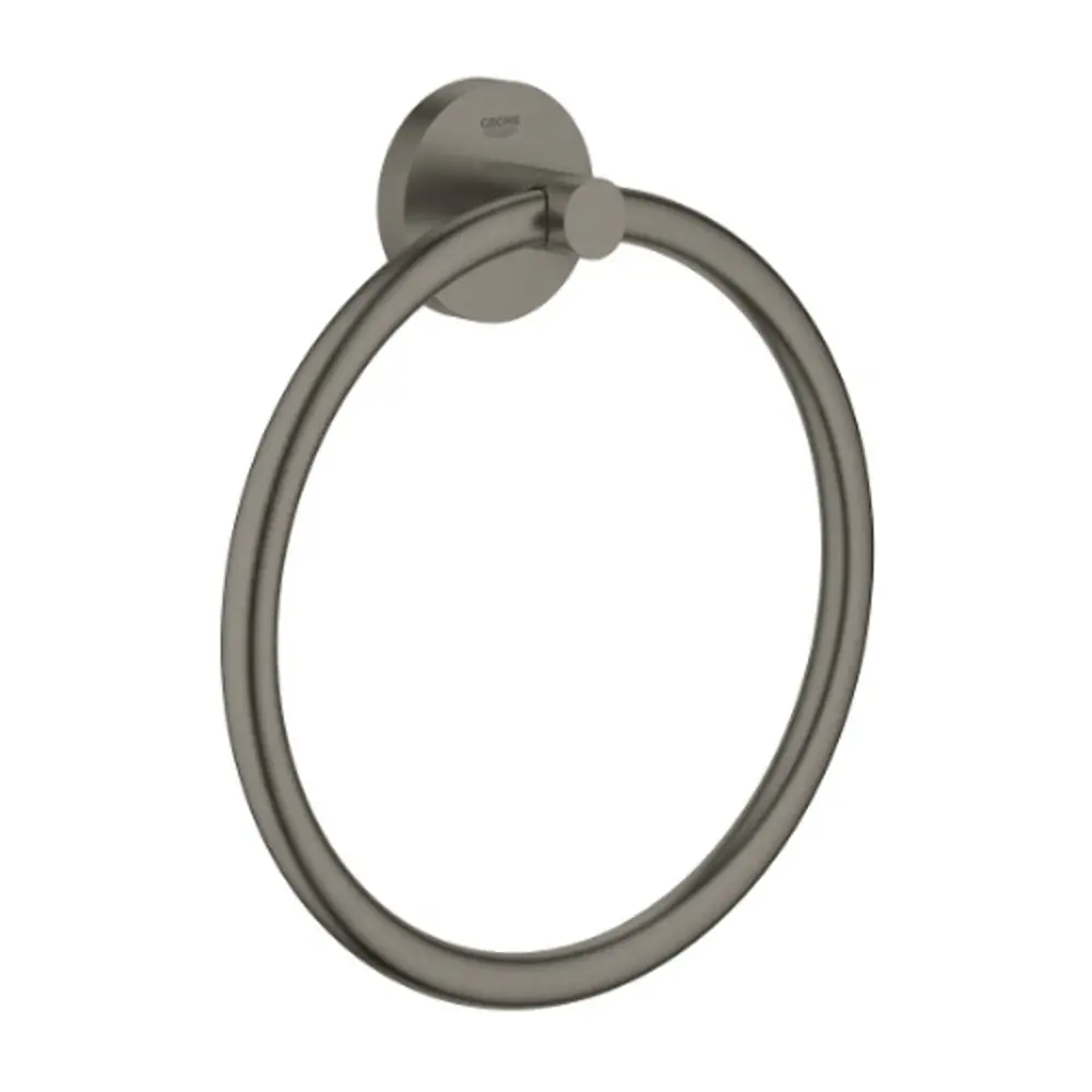 Grohe Towel Ring Brushed Durable Graphite - 40365AL1 - Perfect Your Bathroom