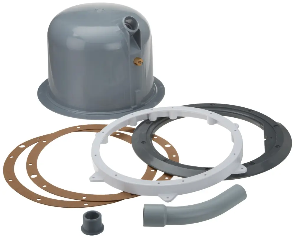 Hayward SP0607UDGR Dark Graphite Large Duraniche Fixture Housing Fitting Kit Hayward Vinyl/Fiberglass Pool Lights