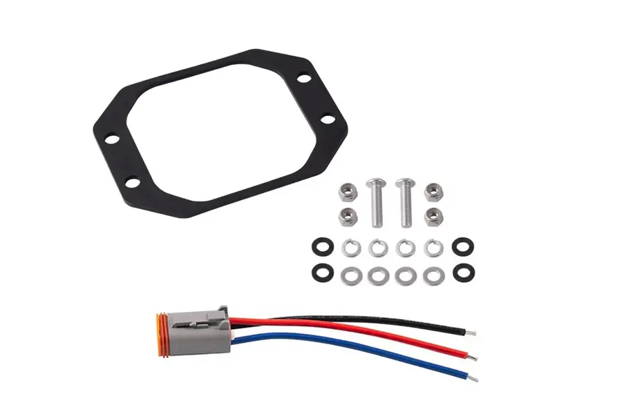Diode Dynamics SS3 Backlit Flush Mounting Kit, Sole