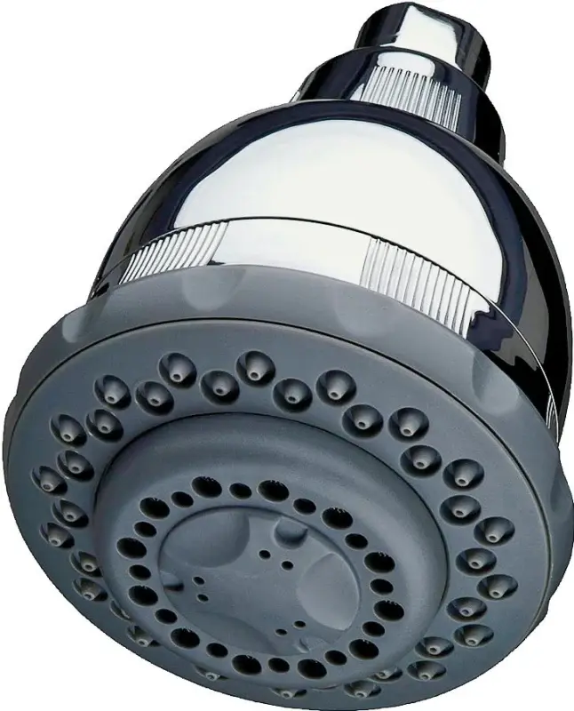 Culligan WSH-C125 Filtered Shower Head, 2 gpm, 1/2 Connection, IPS, Polymer, Chrome, 12-1/4 L, 8-1/2 W