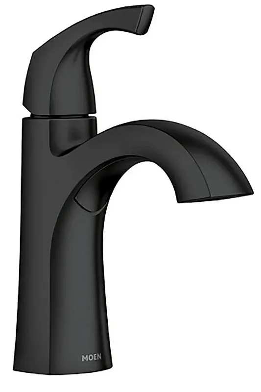 Moen 84505 Series 84505BL Bathroom Faucet, 1.2 gpm, 1-Handle, Stainless Alloy, 4 Faucet Centers, Lever Handle