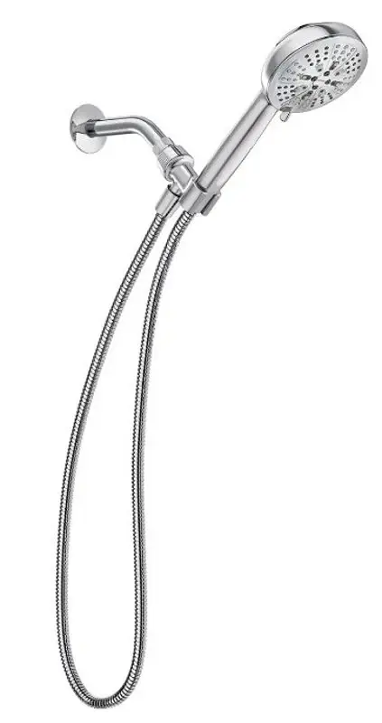 Moen HydroEnergetix Series 200H0 Handheld Shower, 1/2 Connection, 1.75 gpm, 8-Spray Function, Plastic, Chromium