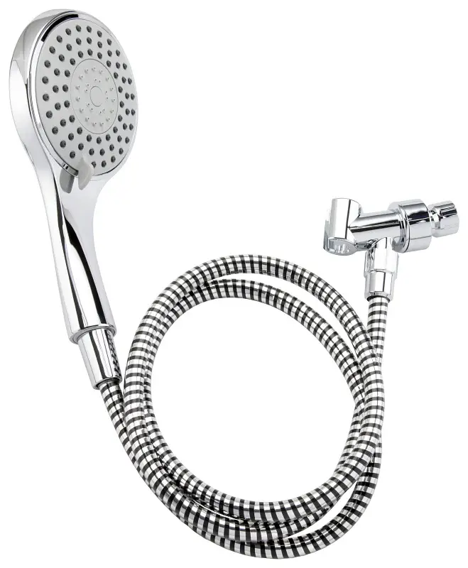 Plumb Pak K747CP Handheld Shower, 1.8 gpm, 5-Spray Function, Polished Chromium