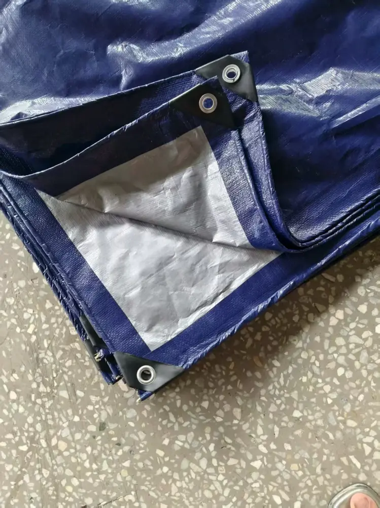 ABL Tarpaulin Rich Blue & Silver 6x8 LSS1000