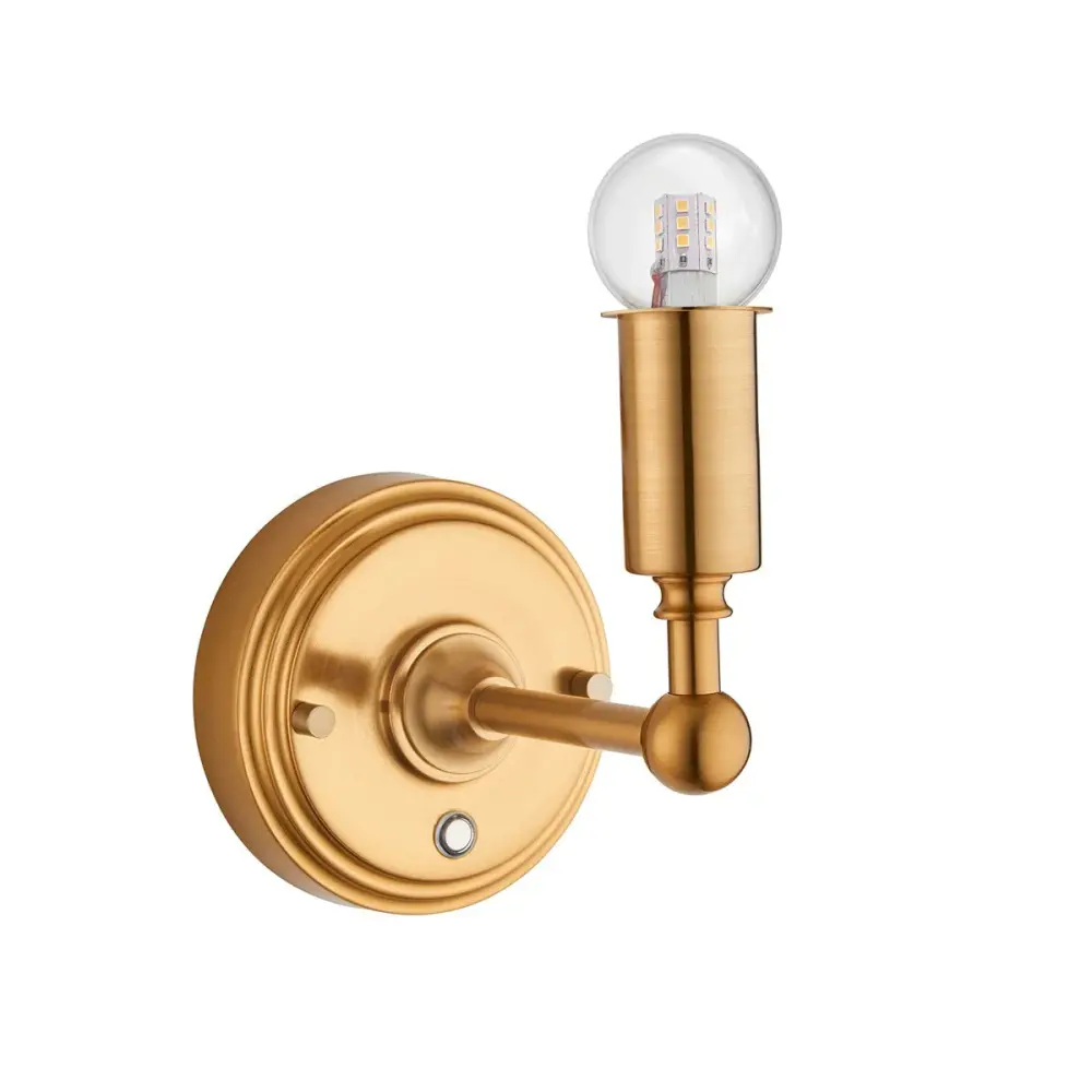 Barlow Rechargeable 1 Light Wall Airy - Aged Brass