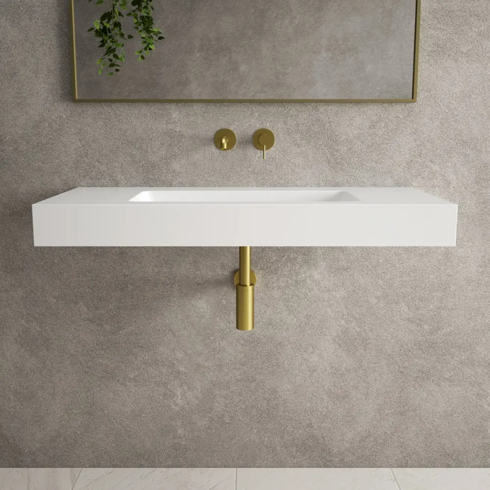 Bloc Wall Hung Beyondstone Basin - 1000mm Contractor Grade