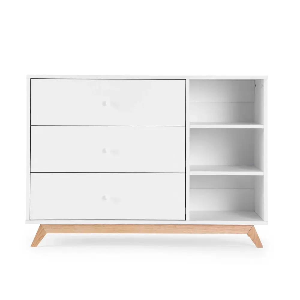 Central Park 3-drawer - Pearl / Natural