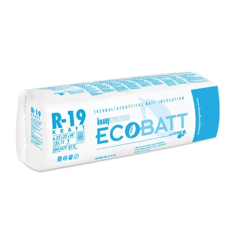 Knauf Insulation B11E R19K Building Insulation, 94 L, 23 W, Metal
