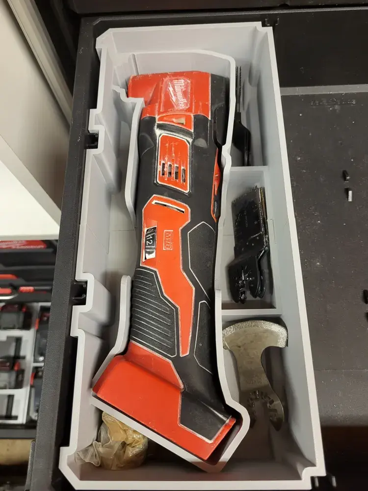 Packout Drawer Insert M18 Soft-touch Multitool- Milwaukee Dave Designs (MDD-M18 BMT D)