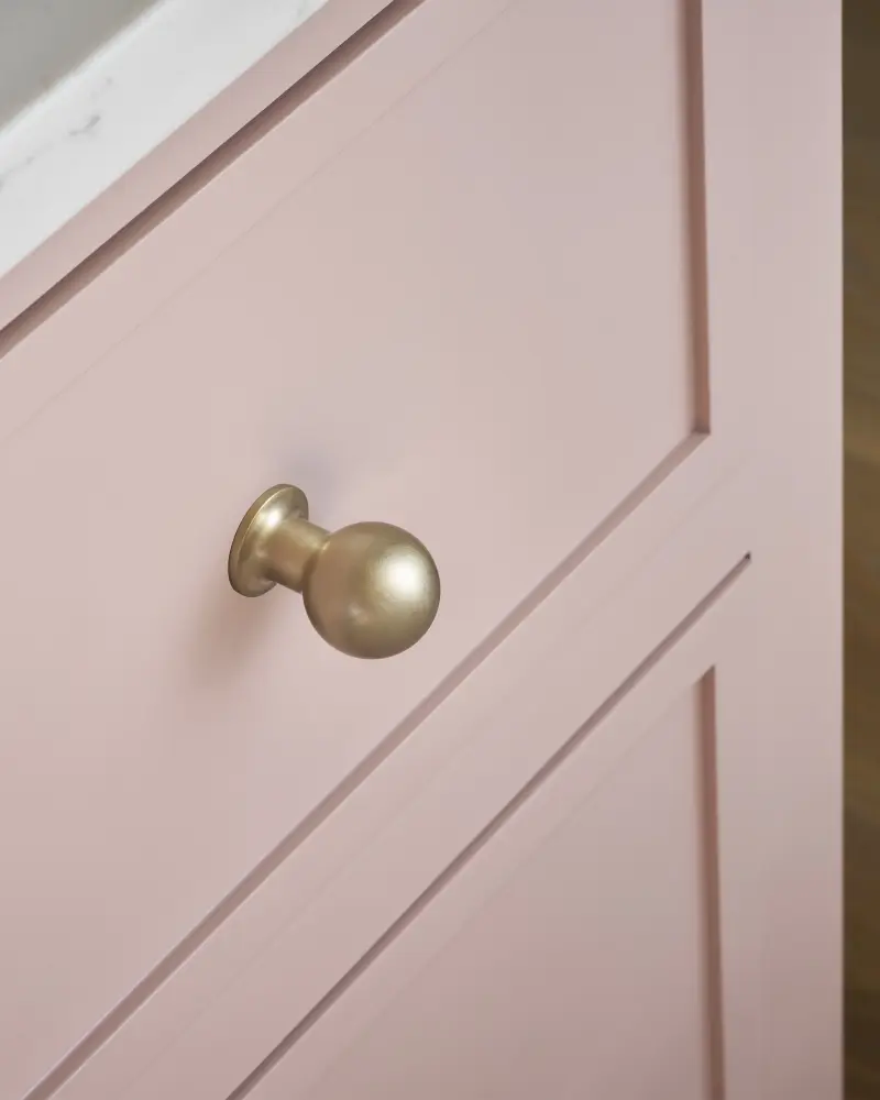 Concealed Mount Bayswater Cabinet Knob Medium - Antique Warm alloy