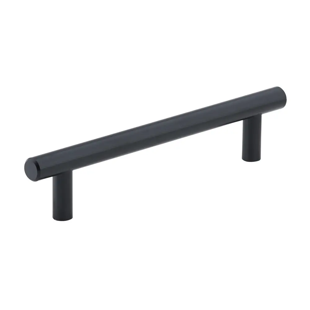 Contemporary # 205 Matte Jet-black Steel Pull, 128 mm C/C