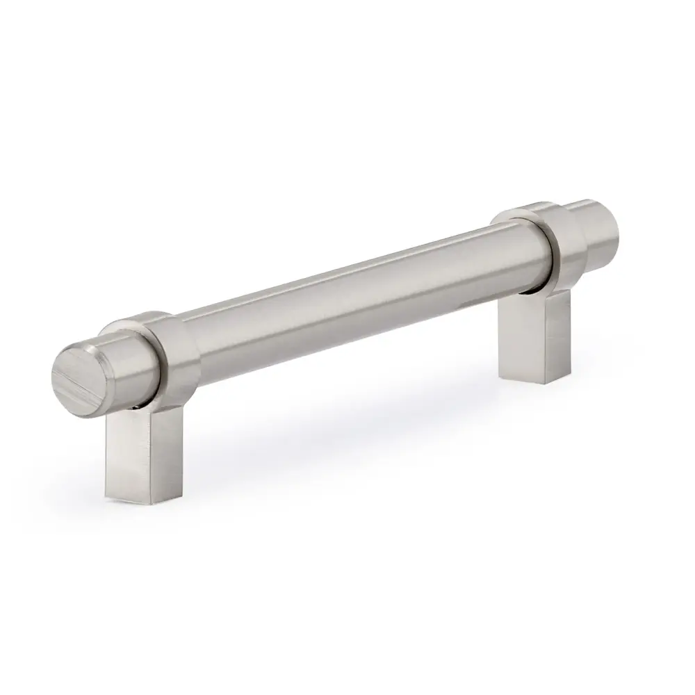 Contemporary # 5016 Brushed Nickel Metallic Pull, 128 mm C/C