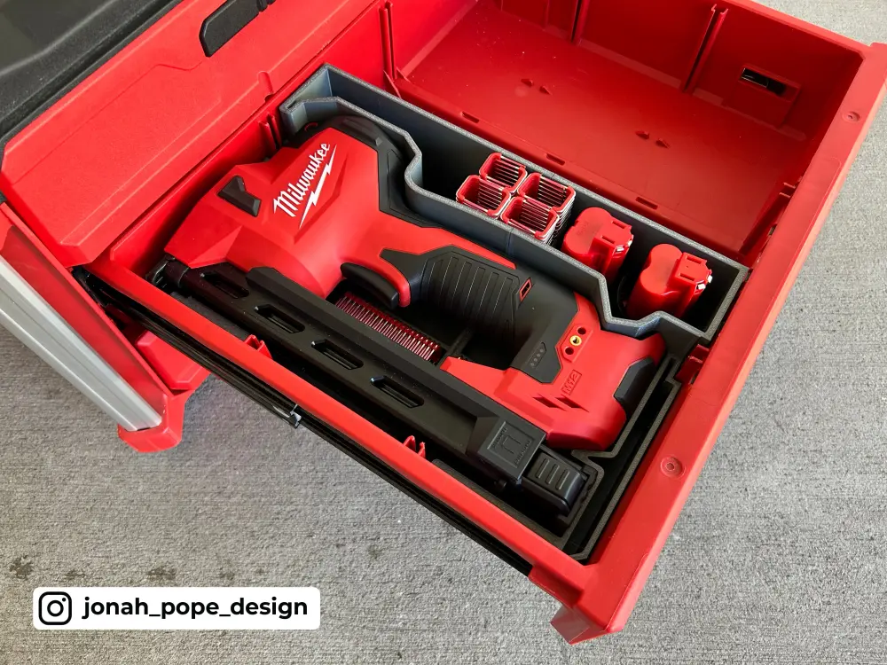 UL Listed Packout Drawer Insert M12 Cable Stapler (JPD-CS) - Jonah Pope Design
