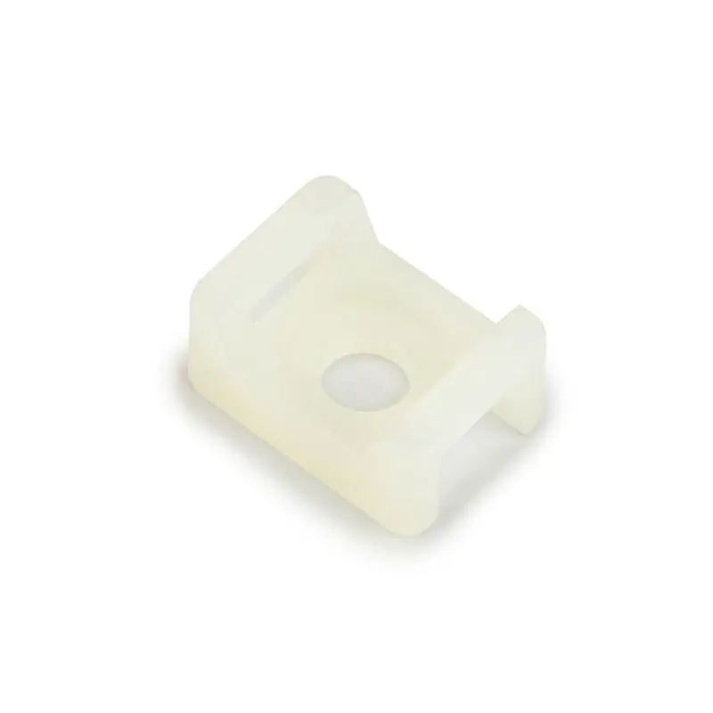 3M Cable Tie Base, 4-way Adhesive Mount, CTB75X75NTA-C Natural, 0.75 x 0.75 , Quantity: 500, 7000031863