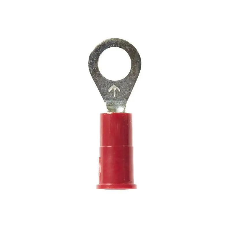 3M Highland Vinyl Insulated Ring Terminal RV18-14Q, AWG 22-18, 25 per bag, 10 bags per pack, 7000133681