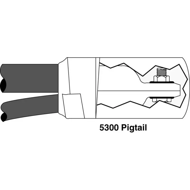 3M Motor Lead Pigtail Splice Kit 5303, 1 kV, 1-Hole Lug Connection, 7000005807