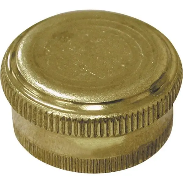 Anderson Fade-Resistant Metals 3/4 Inch Brass Garden Hose Cap, 737404-12 Anderson Metals