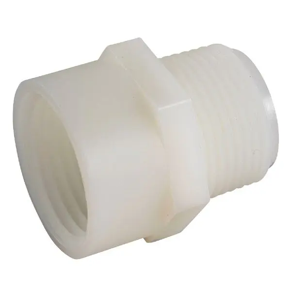 Anderson Metals 3/4 Inch FGH x 3/4 Inch MIP Nylon Hose Modifyer, 5 per case, 53784-1212