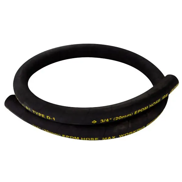 Groz Environmentally-Safe 20' EPDM Discharge Hose, 3/4" ID, Use DEF Tote and Drum, 47523