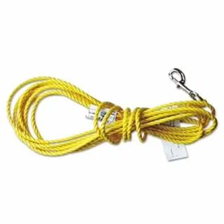 Honeywell Poly Rope, Tag Line (Not Load Bearing) 130 ft, Polypropylene, Yellow, 193R/130FTYL