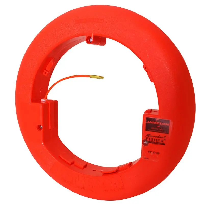 Jameson Performance Microduct Fisher Fiberglass Fish Tape, 1/8" x 165', 8-18-165MDR