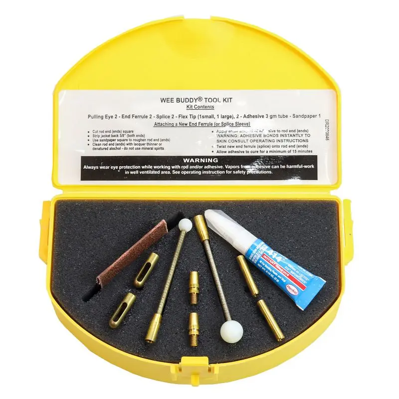 Jameson Wee Buddy Fiberglass Fish Tape Accessory Kit, 1/8", 8-18-AK