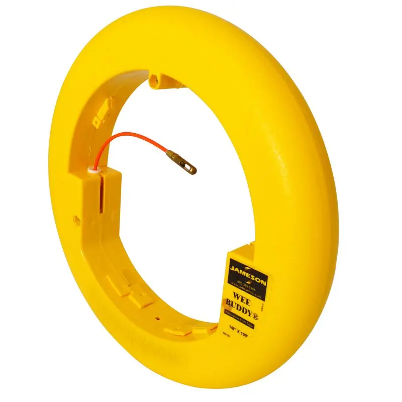 Jameson Wee Buddy Fiberglass Fish Tape, 1/8" x 50', 8-18-50