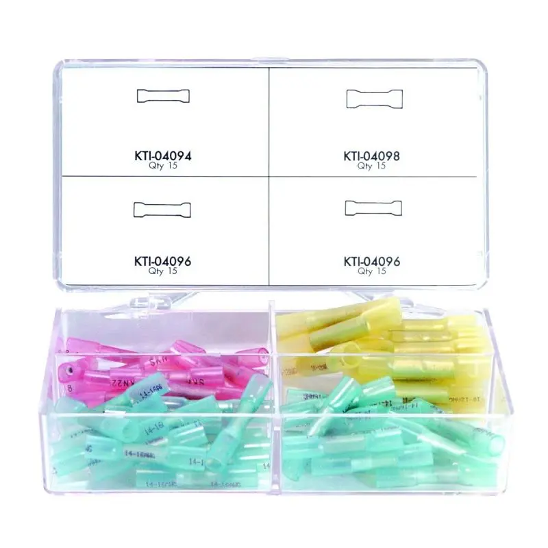 K Precision Tool International Butt Connector Kit Shrink, quantity 60, KTI00004 K Tool International