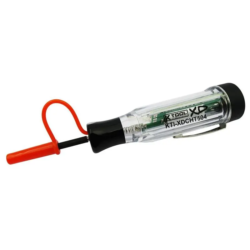 K Tool International Dual Polarity Cordless DC Circuit Tester 3-30V, KTIXDCHT504