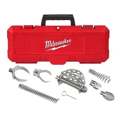 Milwaukee 2" - 4" Head Attachment Kit 7/8" Sectional Cable, 48-53-3839
