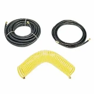 MSA Heavy-Duty Air-Provide Hoses, 3/8 x 50 Ft, Stainless Steel Half Couplings, Single piece per pack, 481080