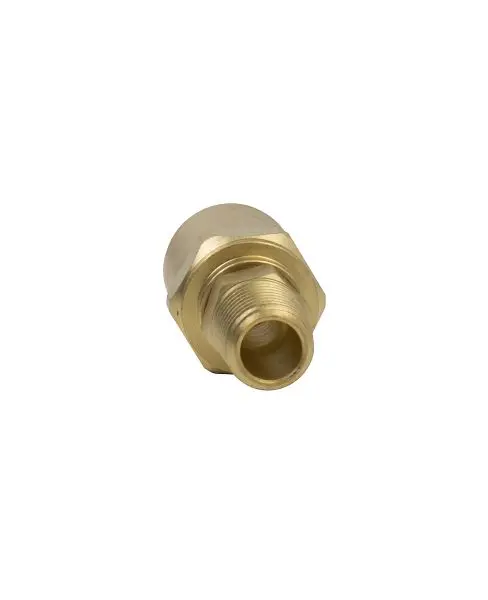 STEELMAN 3/8-Inch ID Reusable Brass Alloy Pneumatic Hose Fitting, fitting OD is 5/8", 99478