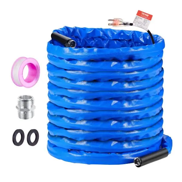 VEVOR 100ft Heated Water Hose RV -45°F Antifreeze Heated Drinking Water Hose, ZZKJRSG100YCDRZS7V1