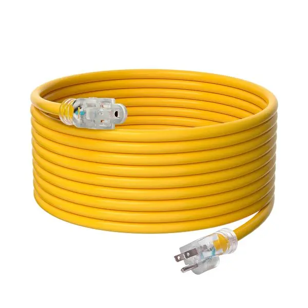 VEVOR 15-Amp Generator Extension Cord, 25 Feet, FDJYZX25FT15A5M2EV1