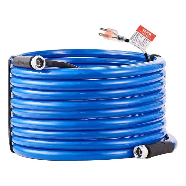 VEVOR 75ft Heated Water Hose RV, Heated Drinking Water Hose Antifreeze to -45°F, Automatic Self-regulating, GHKJRSG75YC0U...