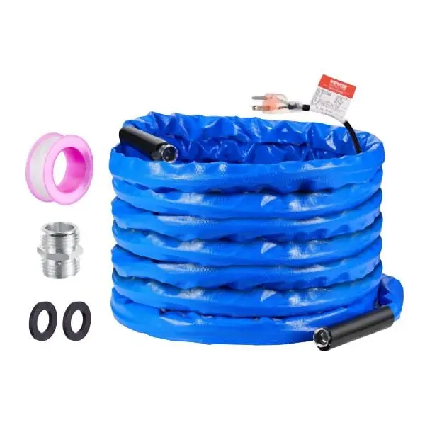 VEVOR Advanced 50ft Heated Water Hose RV -45°F Antifreeze Heated Drinking Water Hose, ZZKJRSG50YC0ODDSCV1