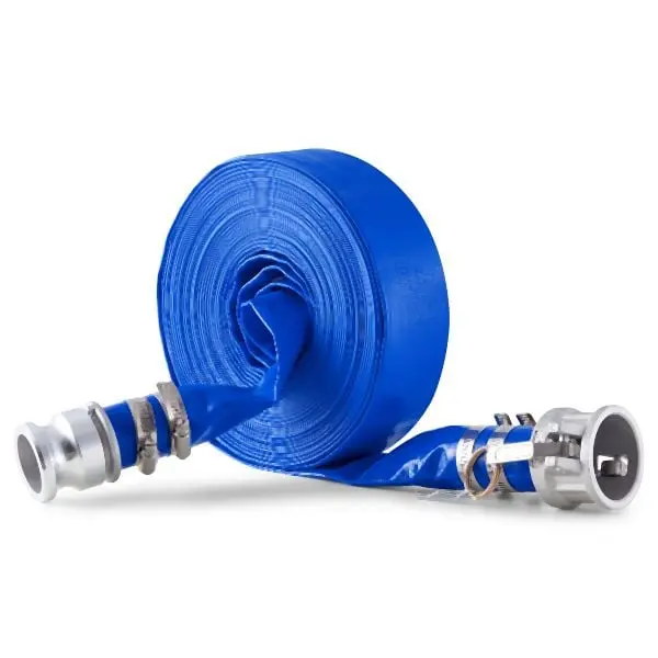 VEVOR Backwash Hose 1.5 x 50 ft Royal Blue High Standard Hose Complete Fittings, BGTJPSRG15INOJWRZV0