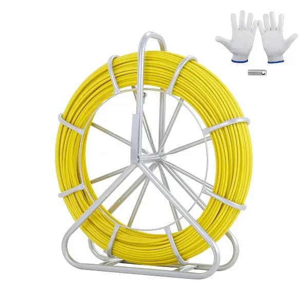 VEVOR Ergonomic Fish Machine Tape Fiberglass, 492 ft, 5/16 , DZJYD516492FT7WCTV0