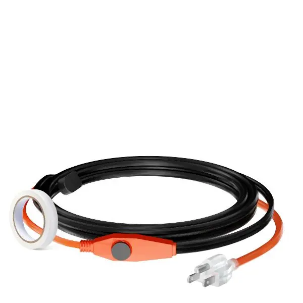 VEVOR Expert Pipe Heating Cable 6FT 7W/FT Heat Tape Pipes Constructed- Thermostat, HGLGWQGDJRDL3HV6EV1