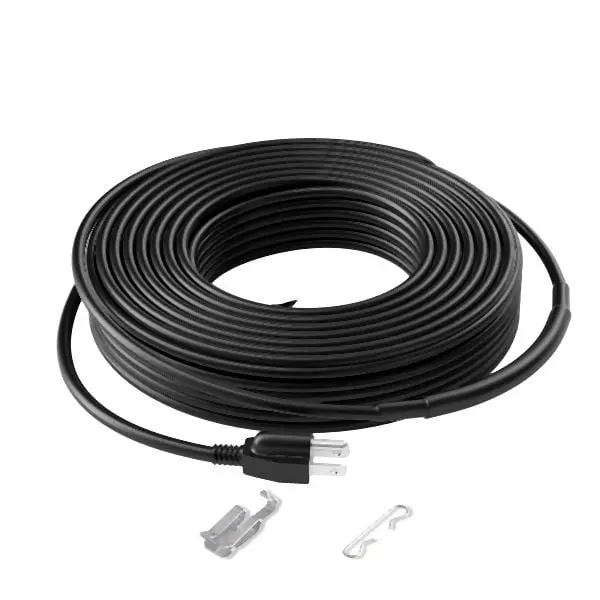 VEVOR Fast-Acting Self-Regulating Pipe Heating Cable 100FT 5W/FT Heat Tape Pipes Roof, ZDWWGWQGDJRD12ZF7V1