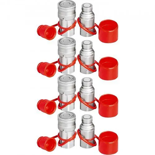 VEVOR First-Rate Hydraulic Quick Connect Hydraulic Coupler 3/4" 20.7 MPa Engineering Machinery, YYJT3/4YCYYJT04D1V0