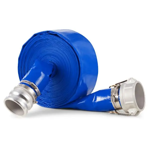 VEVOR King-Size Backwash Hose 3 x 50 ft Blue High Standard Hose Complete Fittings, BGTJPSRG30INQPI1UV0